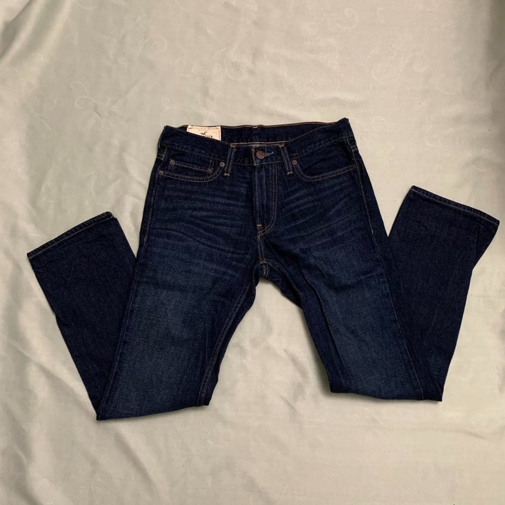 Dark Washed Slim Denim Jeans